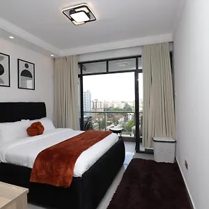 Stylish 1br In Kilimani With Views From The 15th Floor 아파트 나이로비