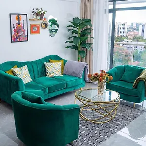Trendy Serviced 1br Retreat, Views * Nairobi