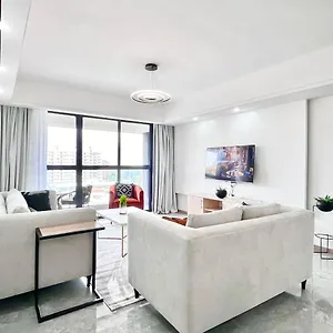 The Comfort Executive Loft Three Bedroom With Amazing Breathtaking Views ,heated Swimming Pool ,gym And Rooftop Chilly Spot With Offers Breathtaking Views ,private Ample Parking Space With Designated Child Playground Area